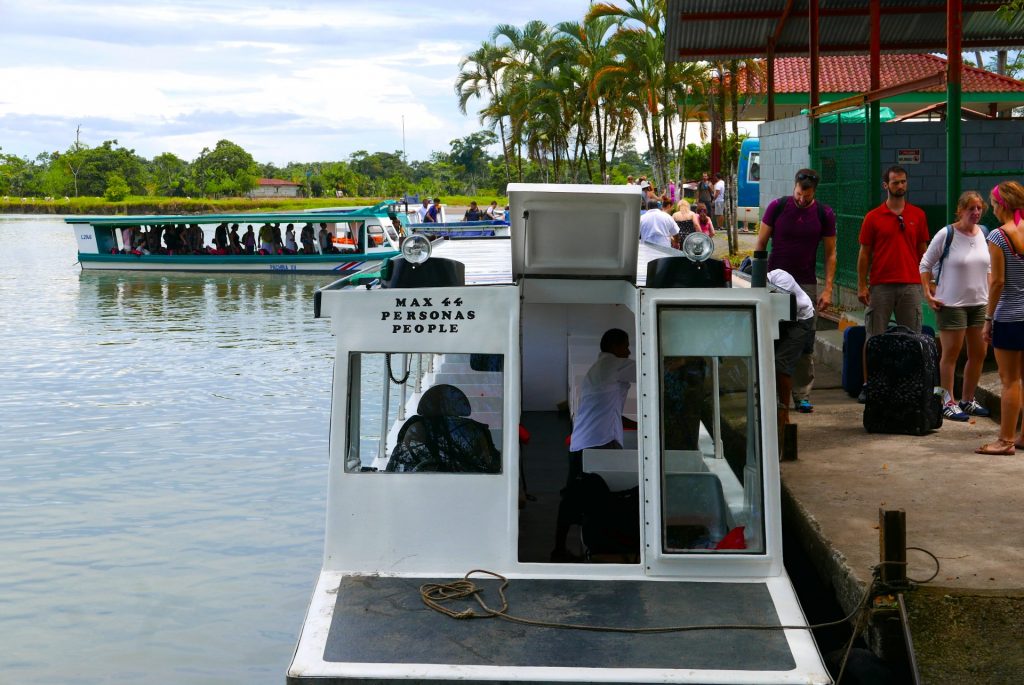 Em Caño Blanco tem início o trajeto fluvial até Tortuguero