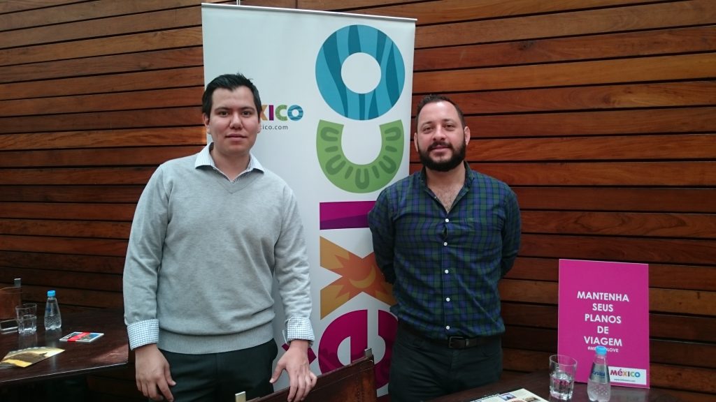 Gabriel Lopez e Sebastian Bremont, do Conselho de Promoção Turística do México