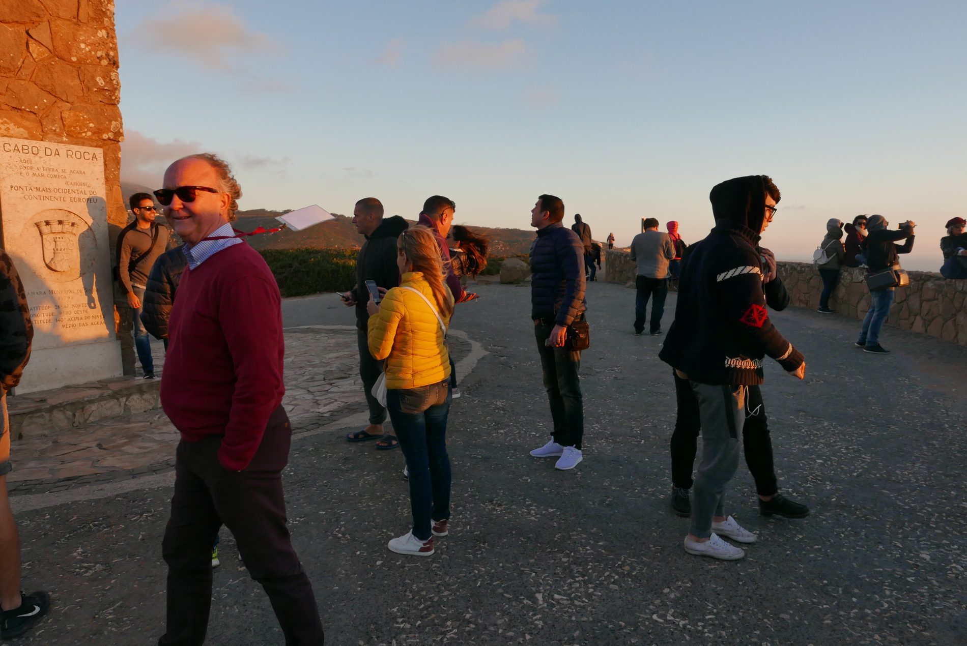James Giacomini, da MMTGapnet, no Cabo da Roca