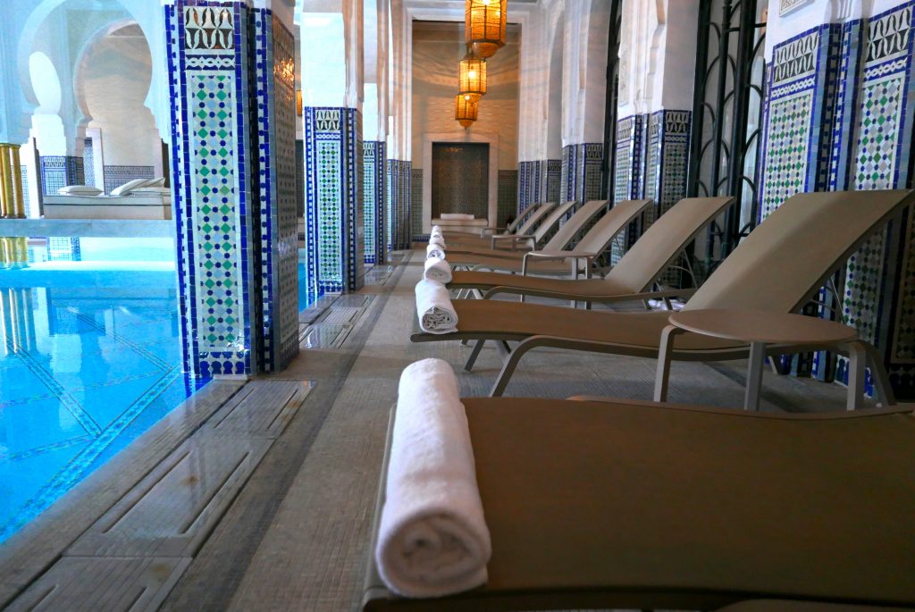 Detalhes do spa do hotel