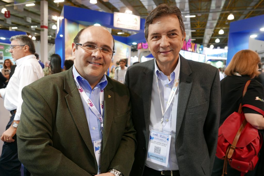 Sérgio Paraíso e Luis Guilherme Pontes, da rede Pontes Hotéis