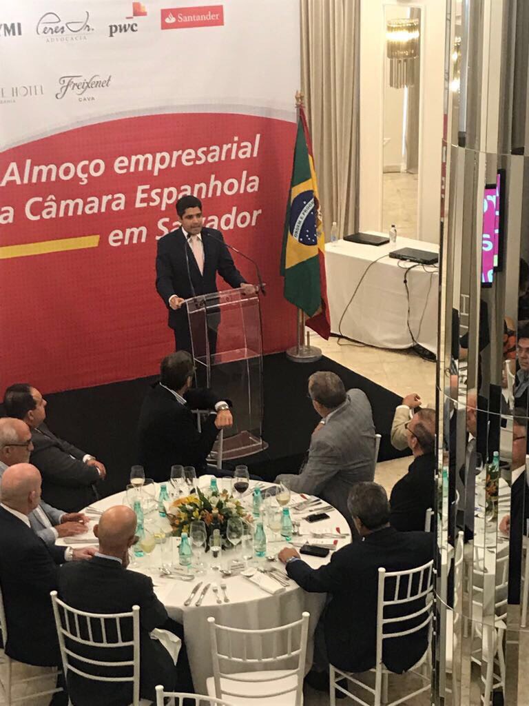 FERA PALACE HOTEL RECEBEU CÂMARA ESPANHOLA DE COMÉRCIO DO BRASIL