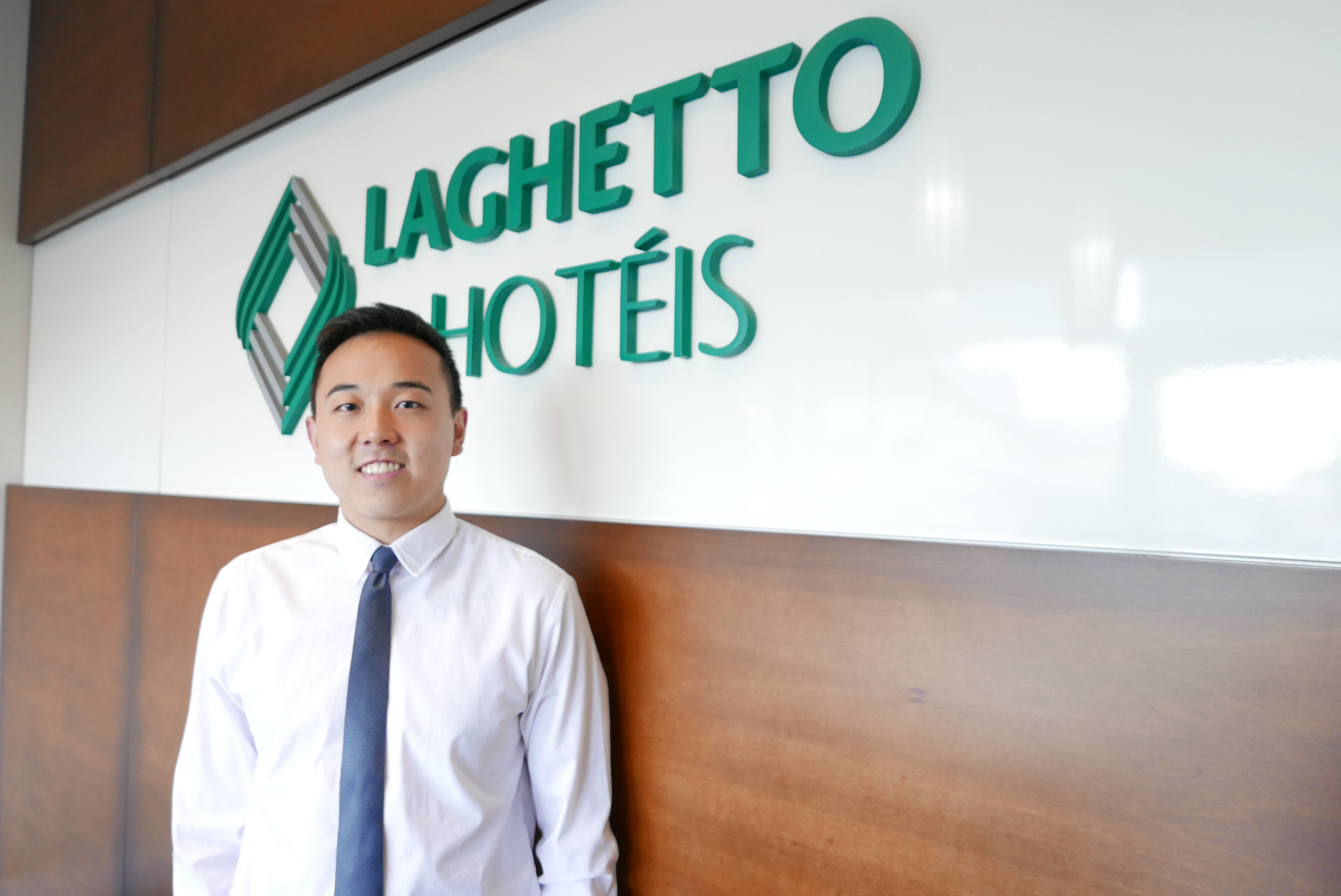 Luis Paulo Dyundi Yamaguchi, no escritório da Laghetto Hotéis, em Gramado