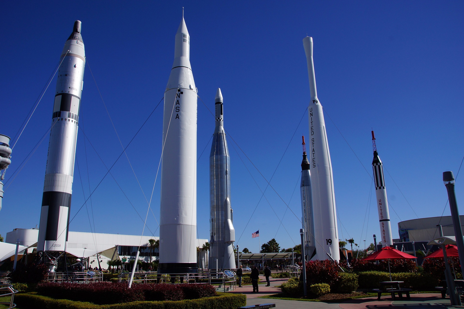 Foguetes no Kennedy Space Center