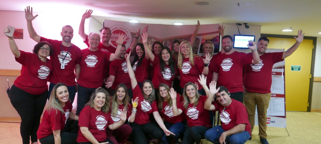 A equipe da MMTGapnet, unida para oferecer mais um workshop de qualidade, com informações importantes e relevantes para os agentes de viagem