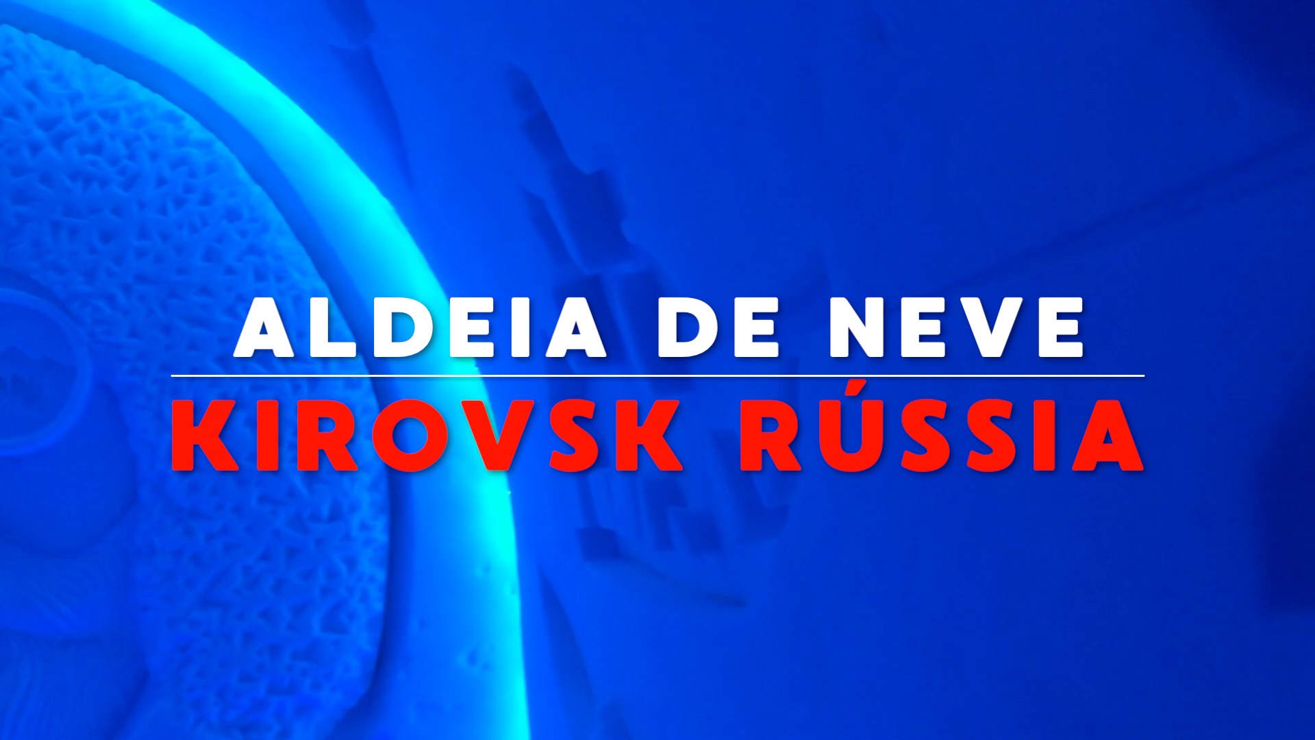 Aldeia de Neve Kirovsk Russia Circulo Polar Artico
