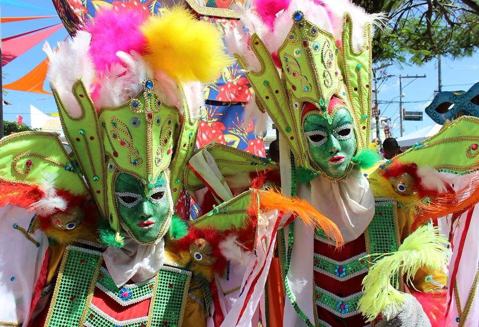 Fantasias bem elaboradas no Carnaval de Maragojipe