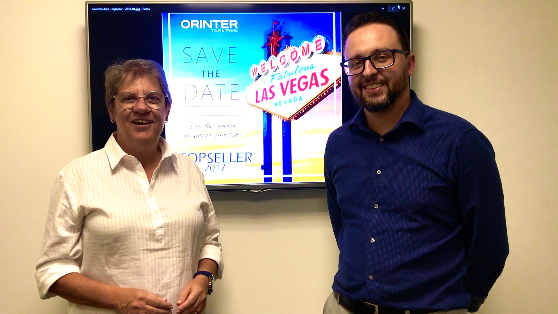 Ana Maria Berto e Roberto Sanches, diretores da Orinter Tour & Travel, convidam para o TopSeller 2017