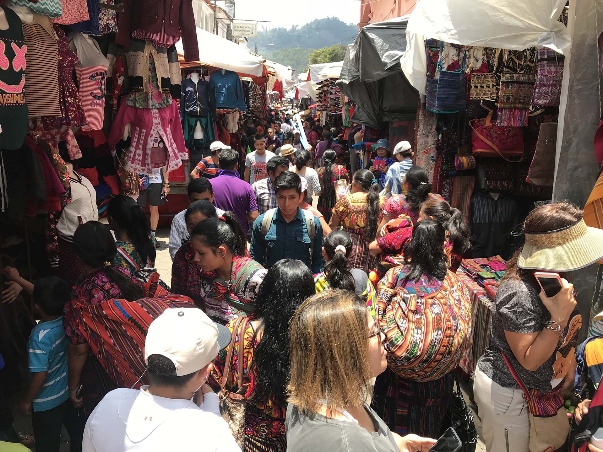 Mercado de Chichicastenango, na Guatemala