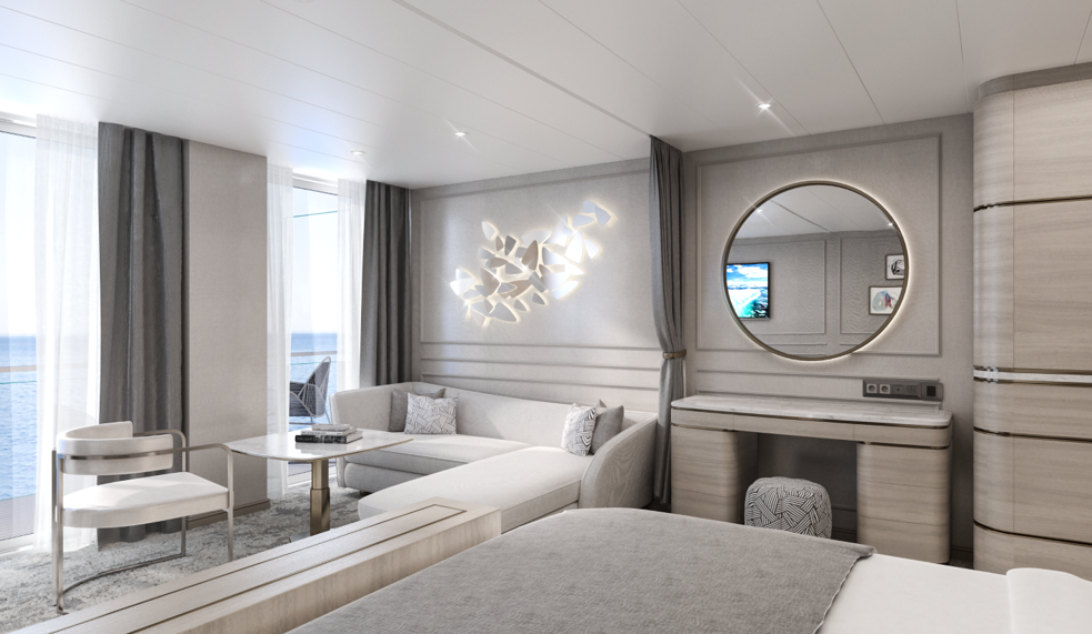 CRYSTAL ENDEAVOR TERÁ AS MAIORES SUÍTES DE CRUZEIROS DE EXPEDIÇÃO