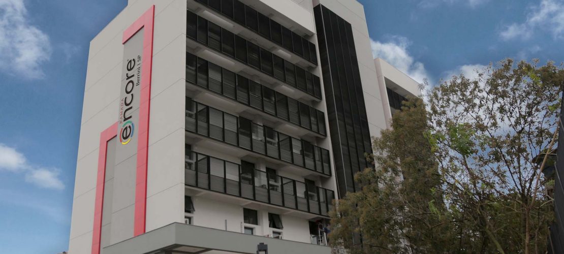 Fachada do Ramada Encore, novo empreendimento da Vert Hotéis em São Paulo