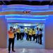 Emerson Belan, na entrada do Lounge CVC Experience