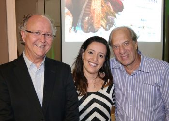 James Giacomini, Adriana Fredericce, e Arnaldo Franken, da Diversa Turismo, que acaba de lançar o programa Novos Olhares