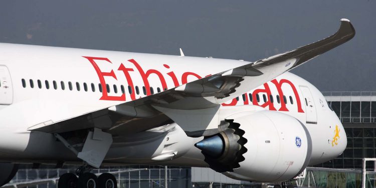 Avião da Ethiopian Airlines