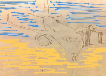 Desenho Claudia Tonaco Avião
