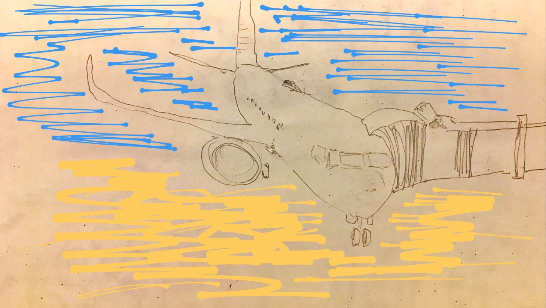 Desenho Claudia Tonaco Avião