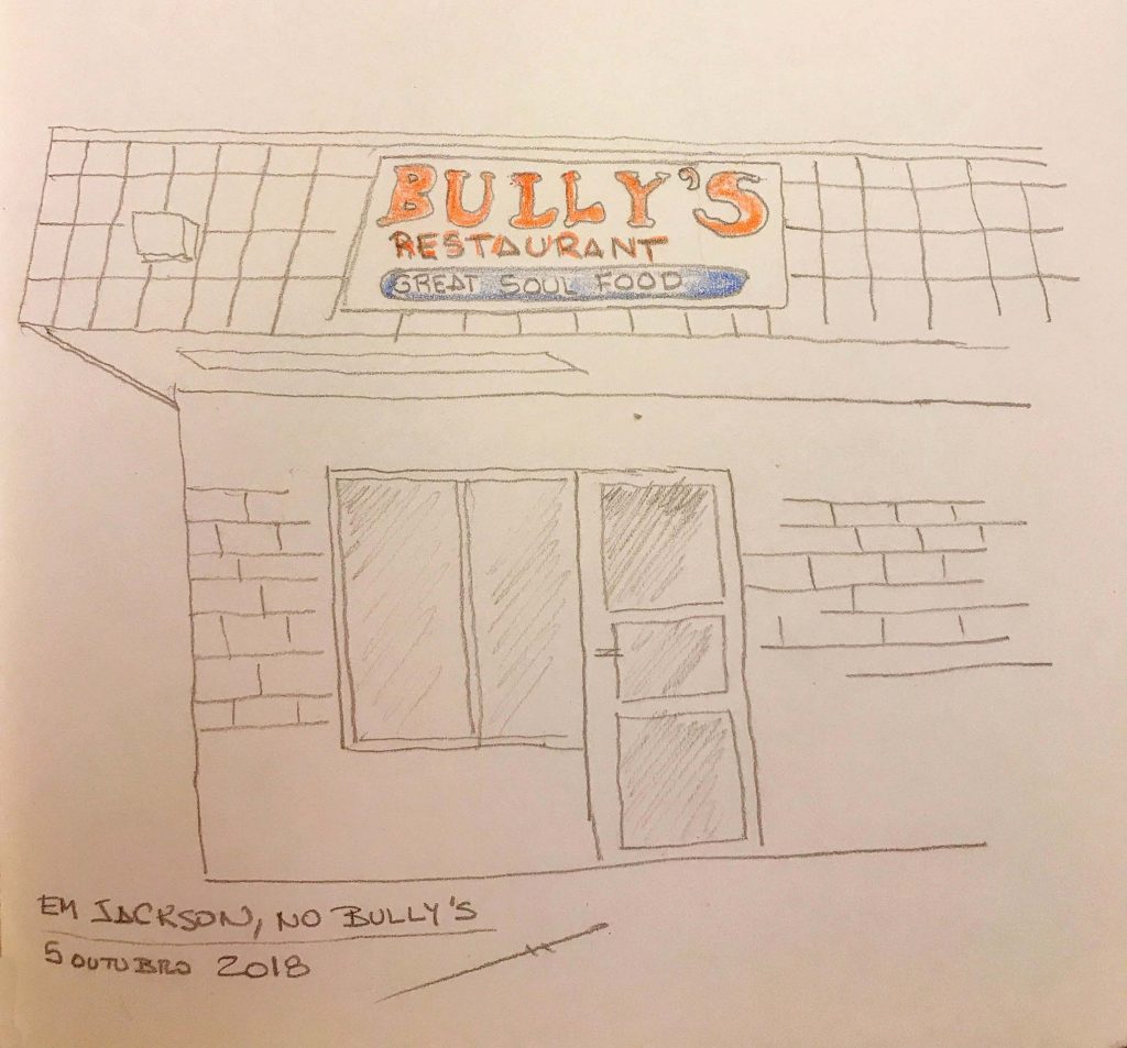 Outra espetacular atração: Restaurante Bully's serve comida típica do Sul