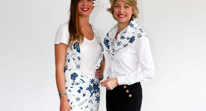 Da equipe Atout France, Chloé Salvador, responsável pelo Tahiti e Caroline Putnoki, diretora para América do Sul