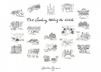 Leading Hotels Coloring Book