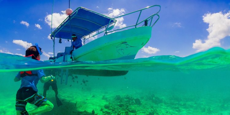 Mergulho mar Cancun México Caribe Mexicano