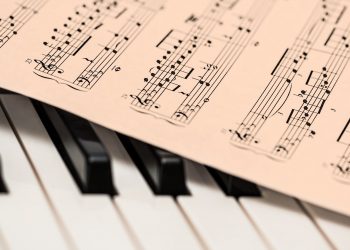 Piano música partitura musical