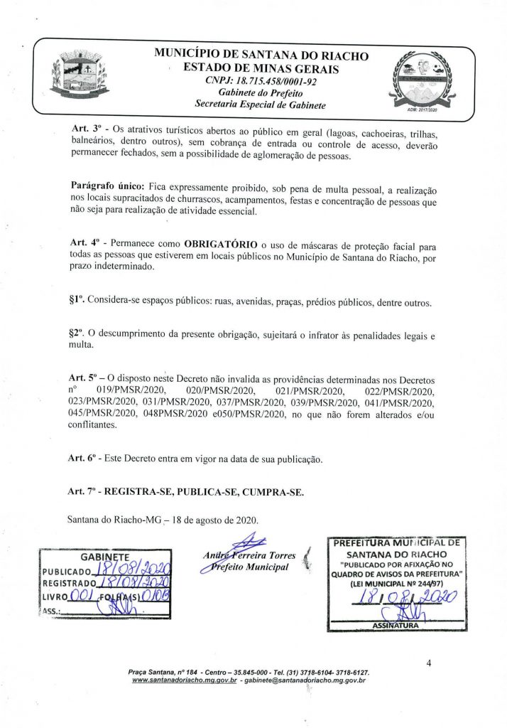 Decreto Reabertura Serra do Cipo Pagina 4