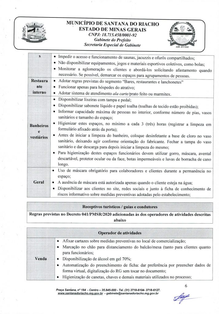 Decreto Reabertura Serra do Cipo Pagina 6