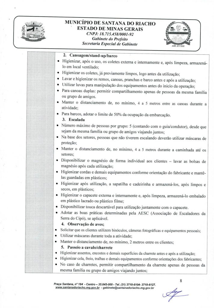 Decreto Reabertura Serra do Cipo Pagina 8