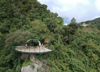 Bar do Mirante do Parque da Cerveja, em Campos do Jordão
