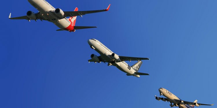 Aviões da Qantas Airways