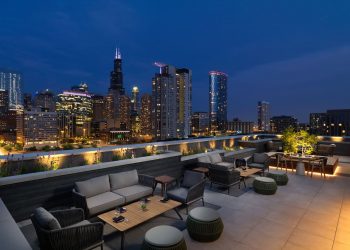 Rooftop do Nobu Hotel Chicago