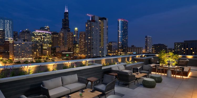 Rooftop do Nobu Hotel Chicago