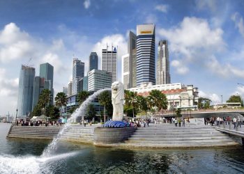 Merlion Park Cingapura