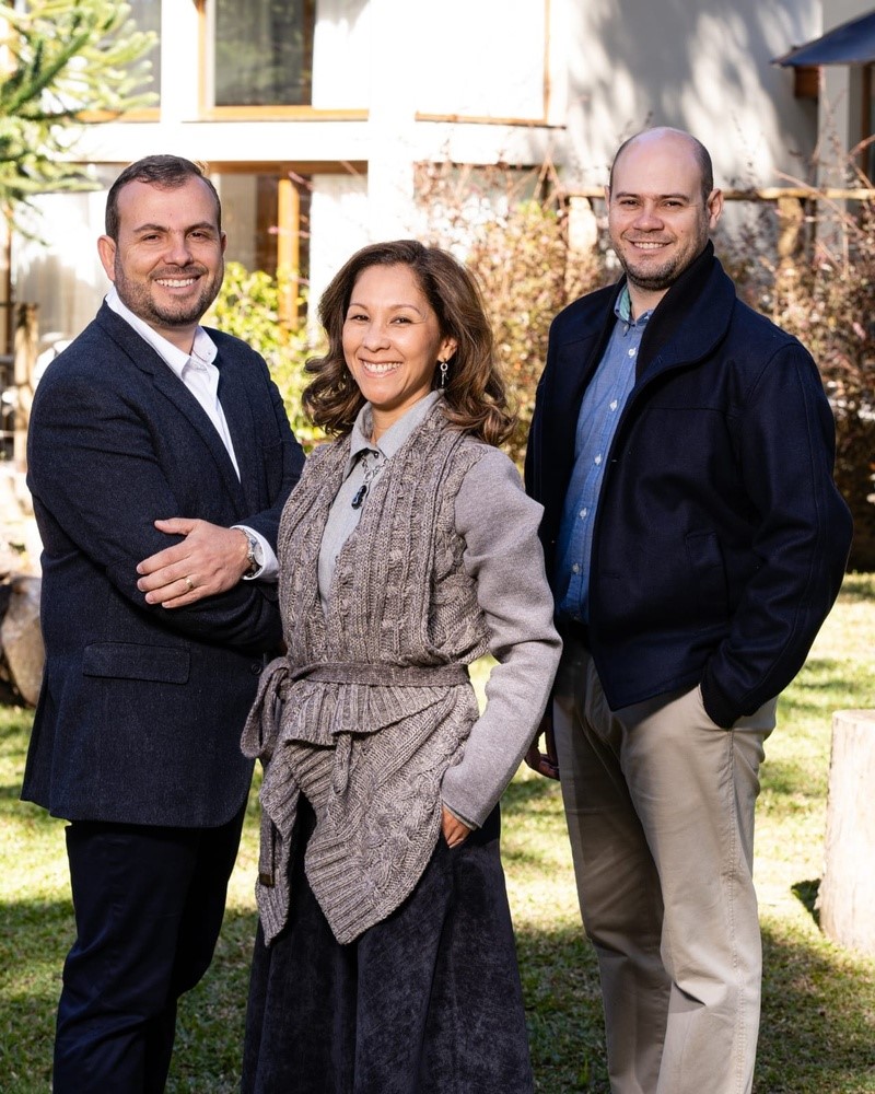 Sidney Isidro, Andrea Canaverde e Rafael Marcandali - Diretores do Hotel Quebra-Noz