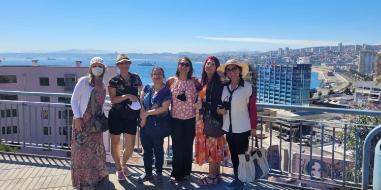 Grupo de agentes levado pela Incomum Viagens para Santiago, no Chile