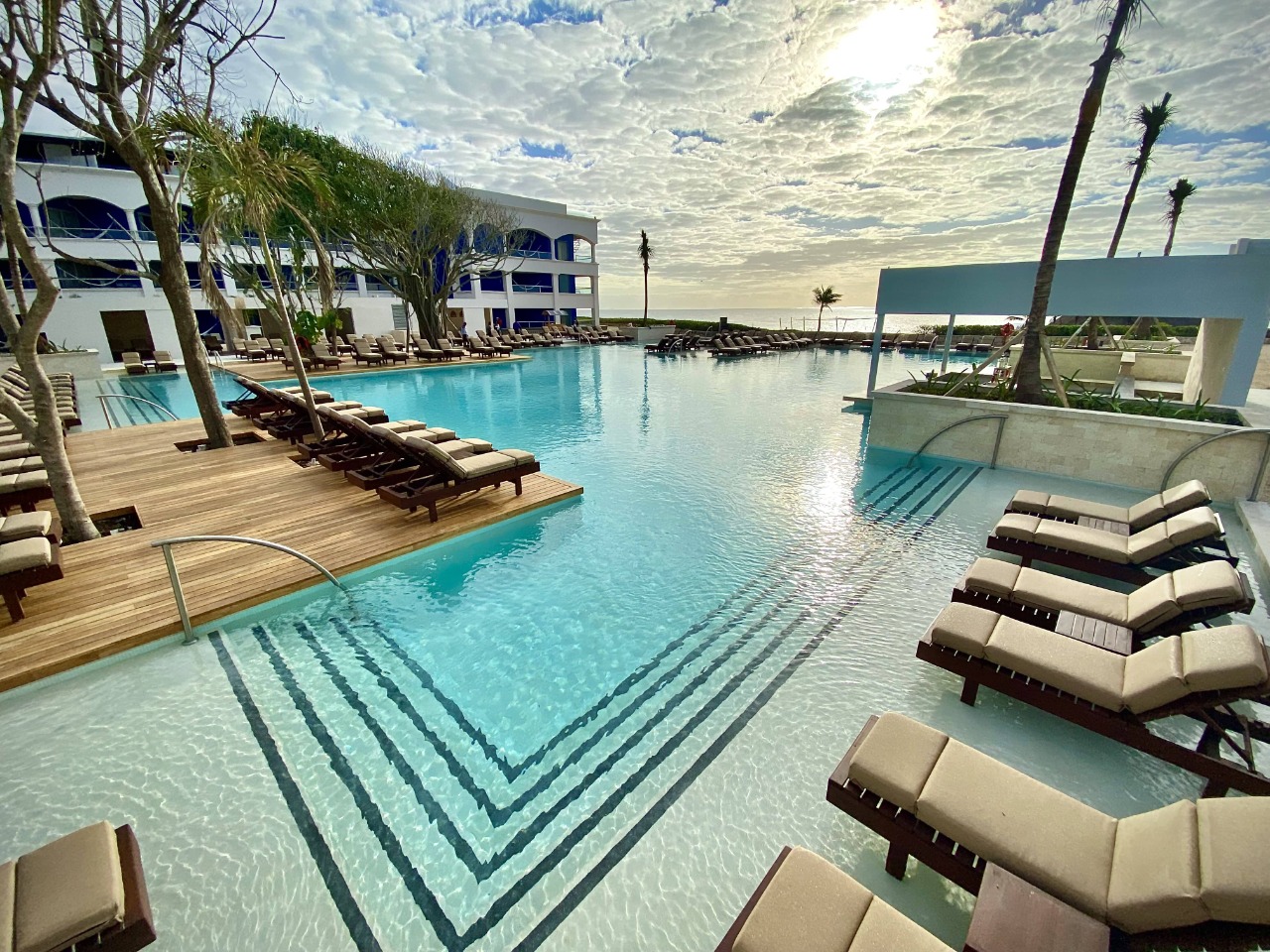 Nova piscina do Hard Rock Hotel Riviera Maya