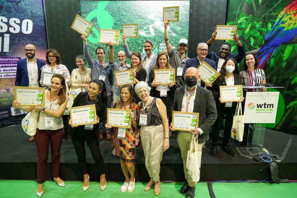 Vencedores do Prêmio de Turismo Responsável na WTM LA 2022