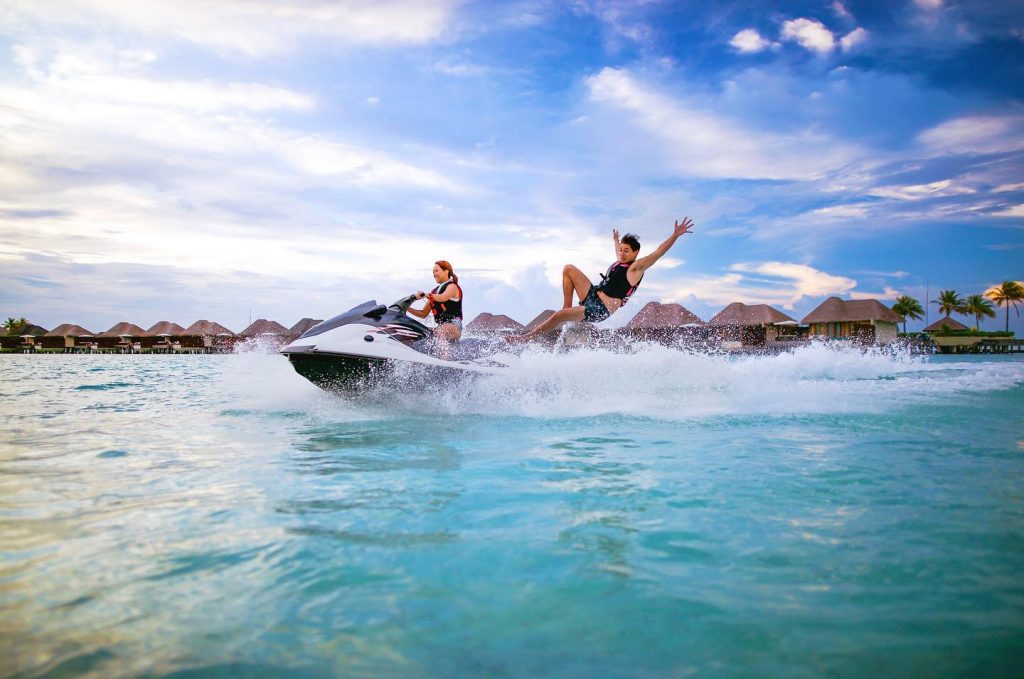Jet ski W Maldives