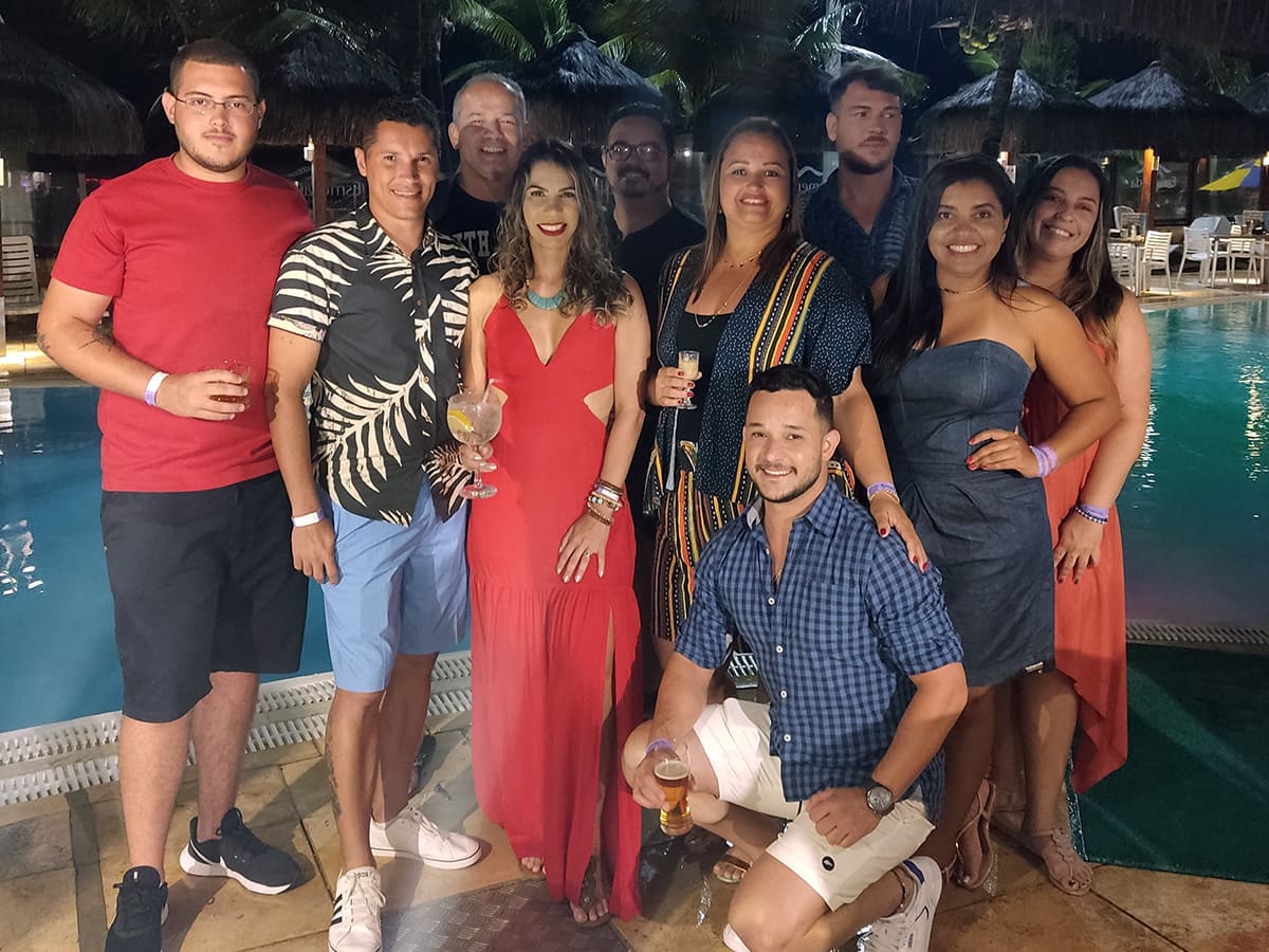 Agentes na noite de encerramento do Megafam em Natal Agentes na noite de encerramento do Megafam em Natal