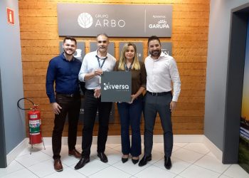 Ricardo Andrade, Paulo Barnabé, Juciara Evangelista e Hugo Lagares, da Diversa Turismo