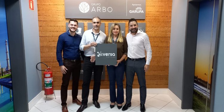 Ricardo Andrade, Paulo Barnabé, Juciara Evangelista e Hugo Lagares, da Diversa Turismo