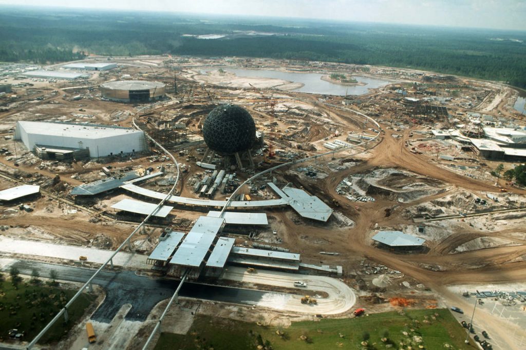 40 anos EPCOT - início construção