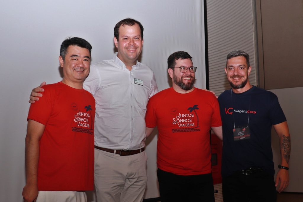 Renato Kido, Rodrigo Galvão, Renato Alves e Ricardo Assalim, na#ConvençãoVP