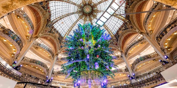 Decoração de Natal Galeries Lafayette