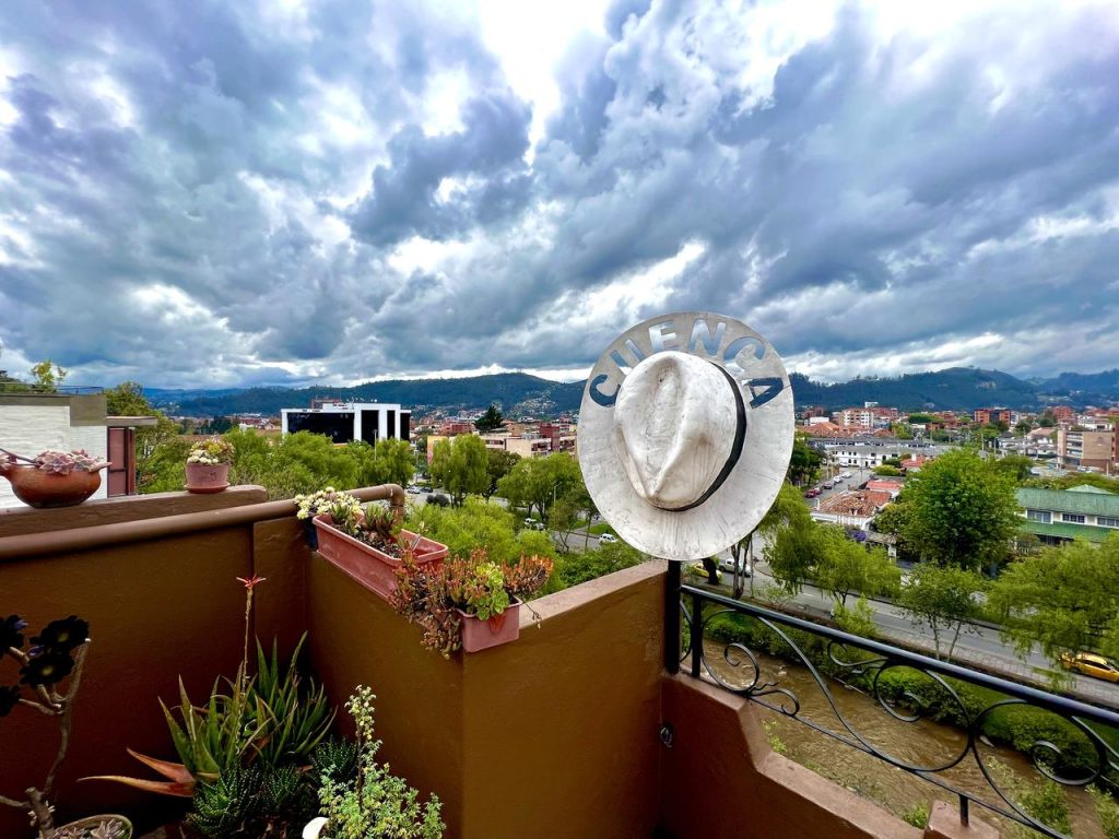 Rooftop do Museo Del Sombrero de Paja Toquilla, em Cuenca