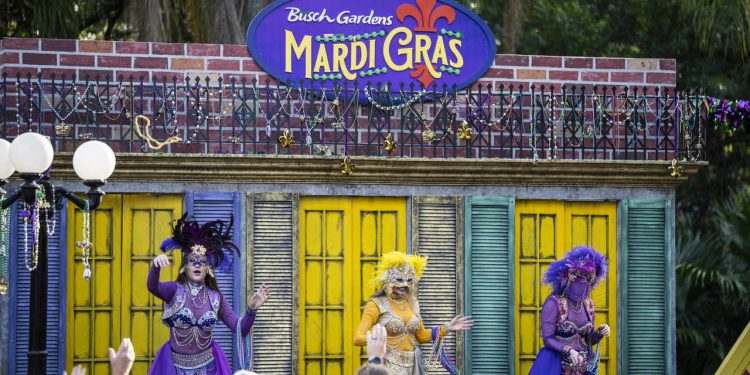 Mardi Gras no Busch Gardens Tampa Bay