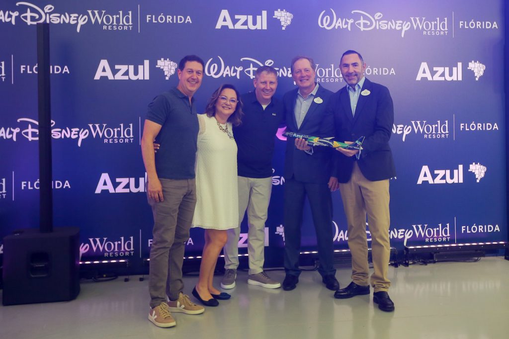 Executivos Azul Linhas Aéreas e Walt Disney World Resort