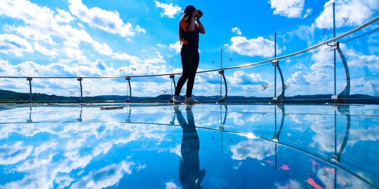 Plataforma do SkyGlass Canela