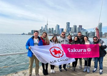 Sakura e Air Canadá - Famtour