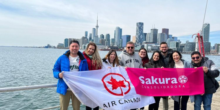 Sakura e Air Canadá - Famtour